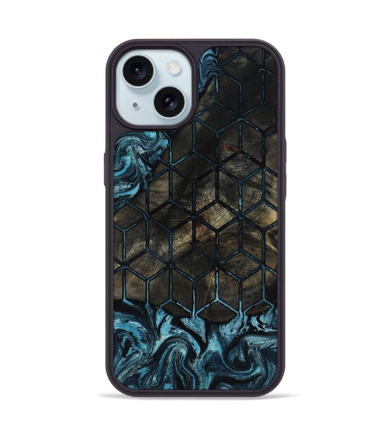 iPhone 15 Wood Phone Case - Maribel (Pattern, 818565)