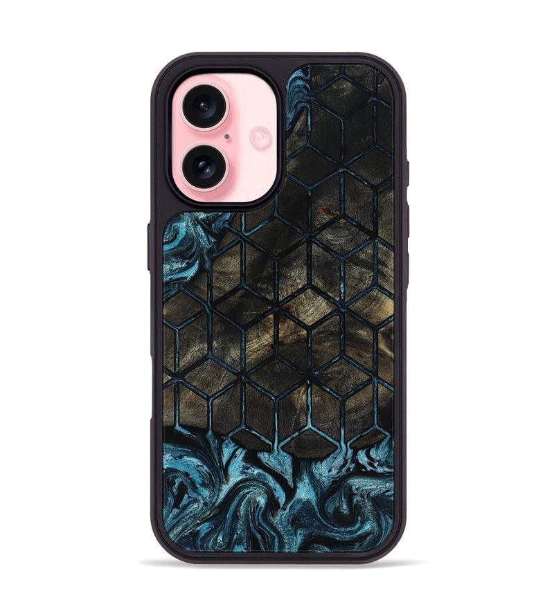 iPhone 16 Wood Phone Case - Maribel (Pattern, 818565)