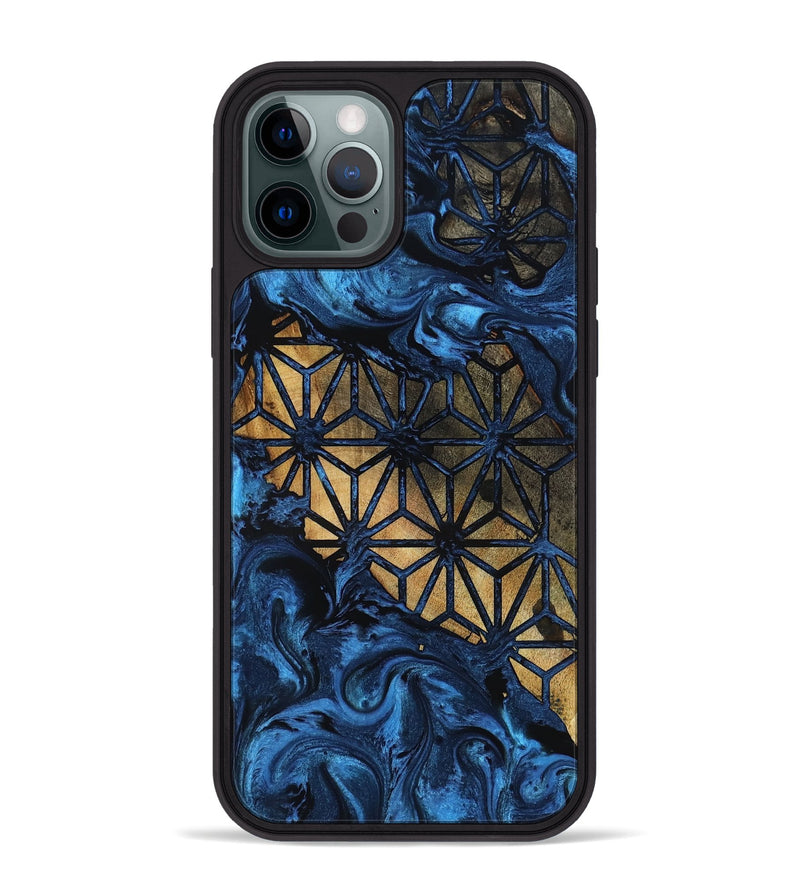 iPhone 12 Pro Max Wood Phone Case - Al (Pattern, 818566)
