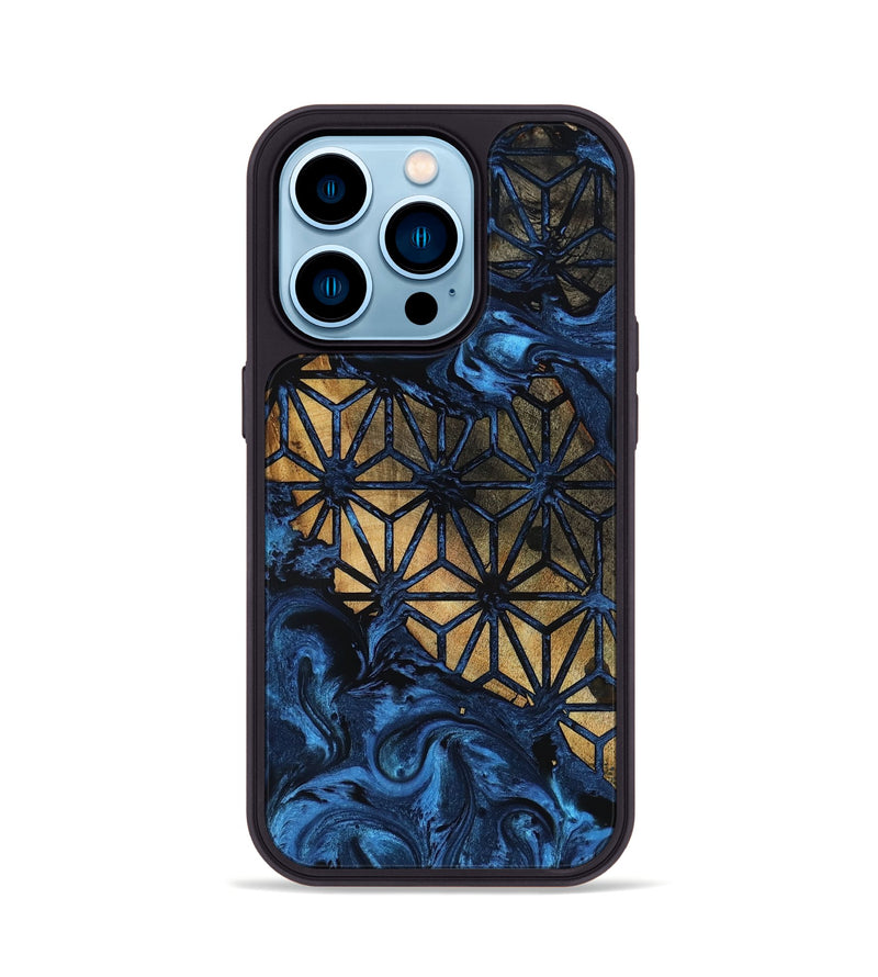 iPhone 14 Pro Wood Phone Case - Al (Pattern, 818566)