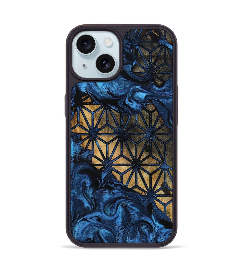 iPhone 15 Wood Phone Case - Al (Pattern, 818566)