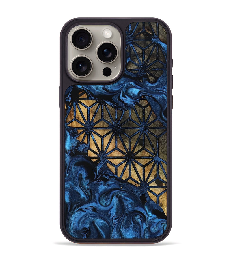 iPhone 15 Pro Max Wood Phone Case - Al (Pattern, 818566)