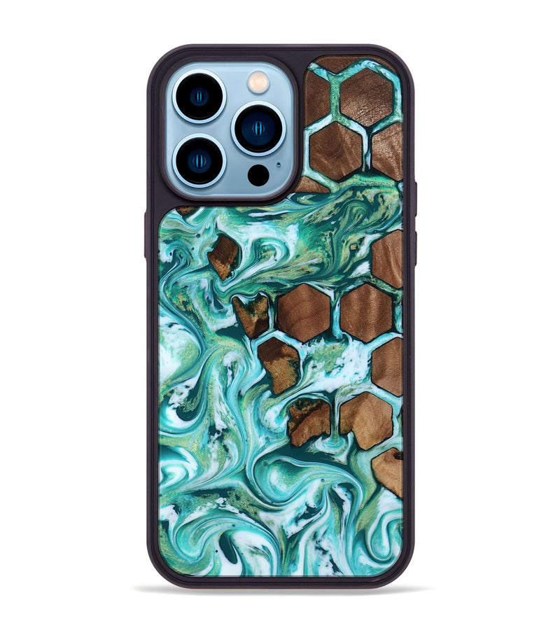iPhone 14 Pro Max Wood Phone Case - Nala (Pattern, 818568)