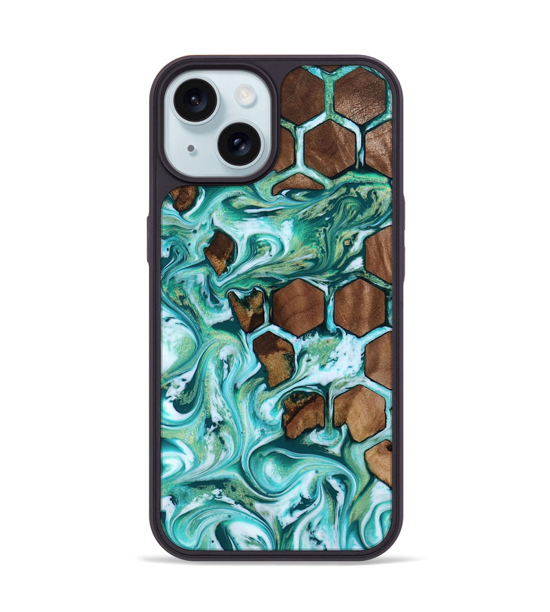 iPhone 15 Wood Phone Case - Nala (Pattern, 818568)