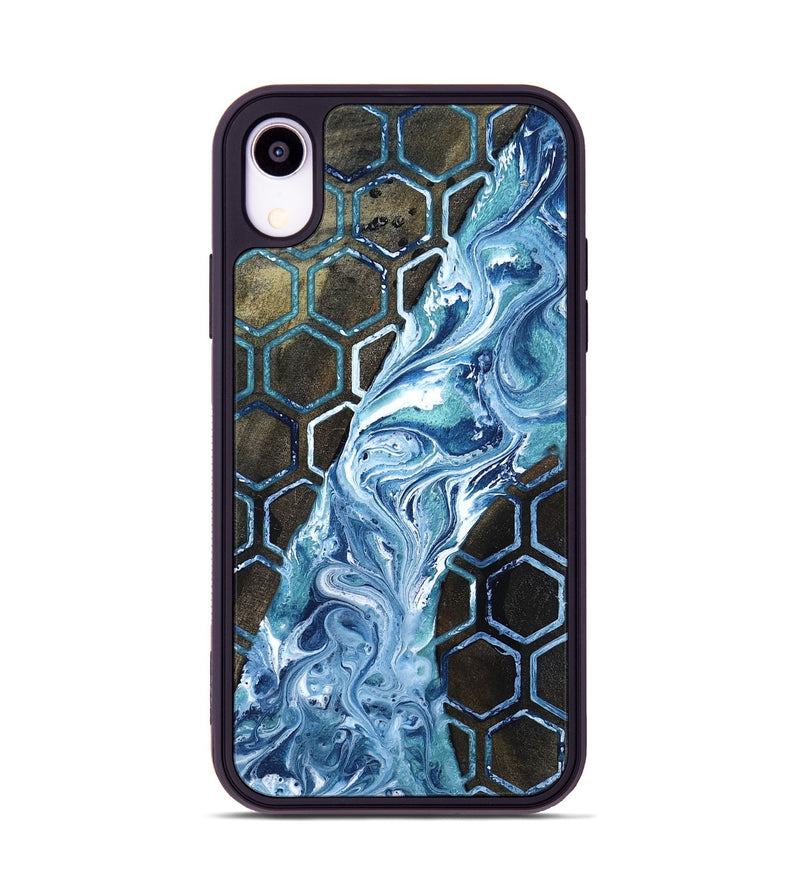 iPhone Xr Wood Phone Case - Pink (Pattern, 818569)