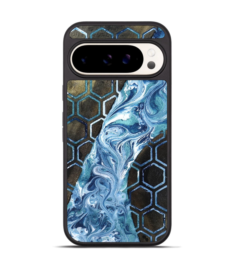 Pixel 9 Wood Phone Case - Pink (Pattern, 818569)