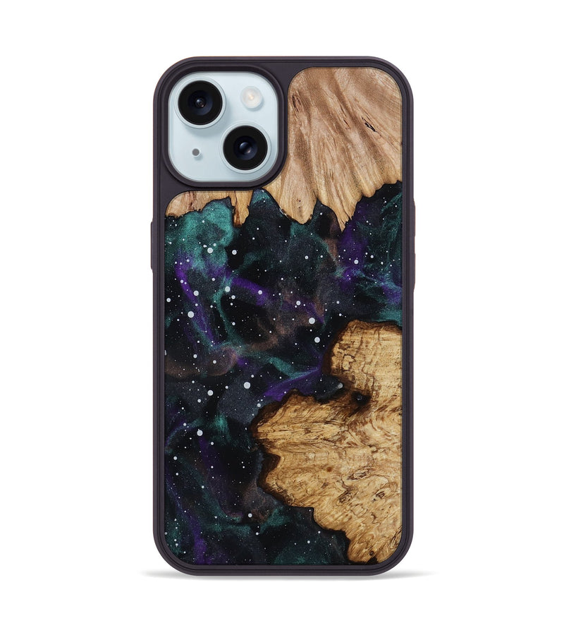iPhone 15 Wood Phone Case - Larry (Cosmos, 818573)