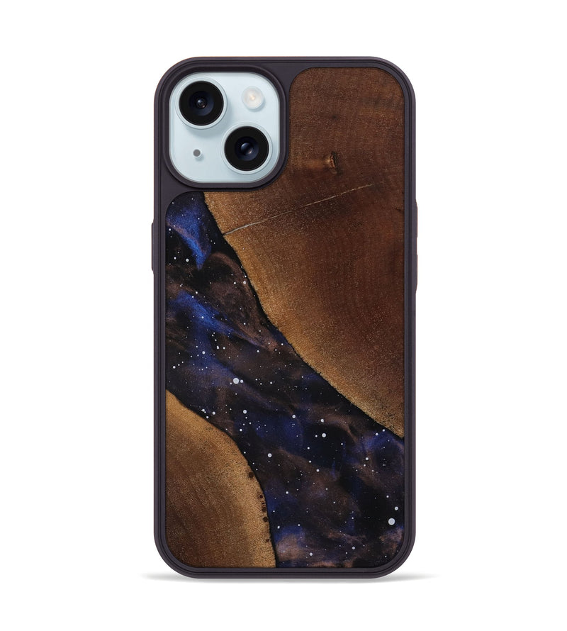 iPhone 15 Wood Phone Case - Marlyn (Cosmos, 818574)