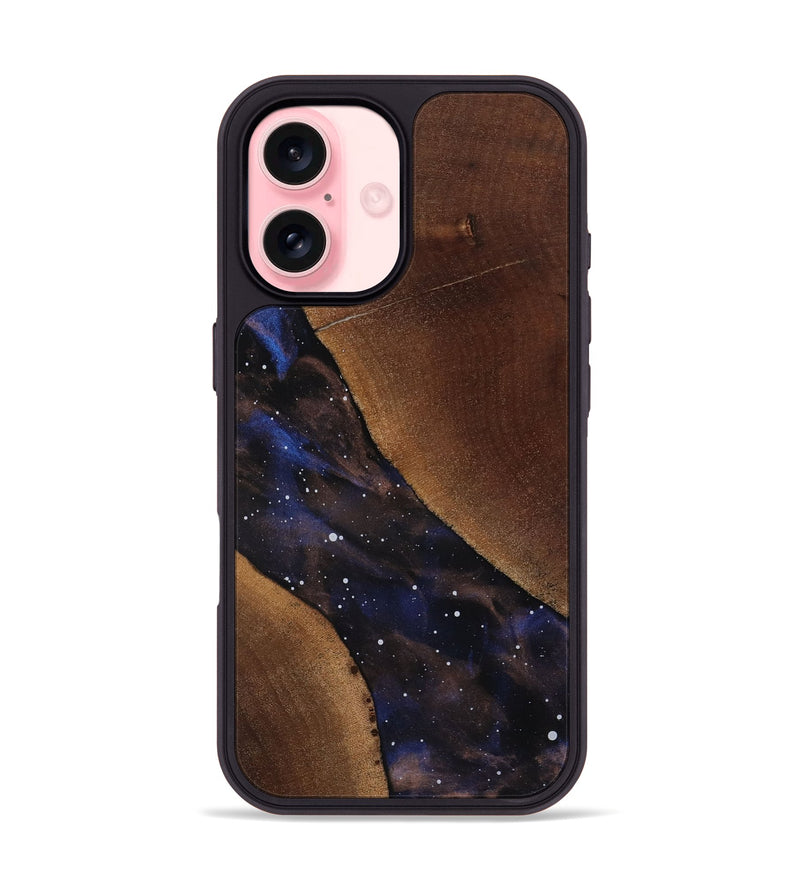 iPhone 16 Wood Phone Case - Marlyn (Cosmos, 818574)