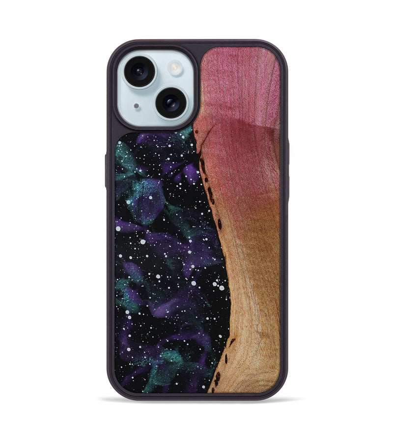 iPhone 15 Wood Phone Case - Lea (Cosmos, 818578)