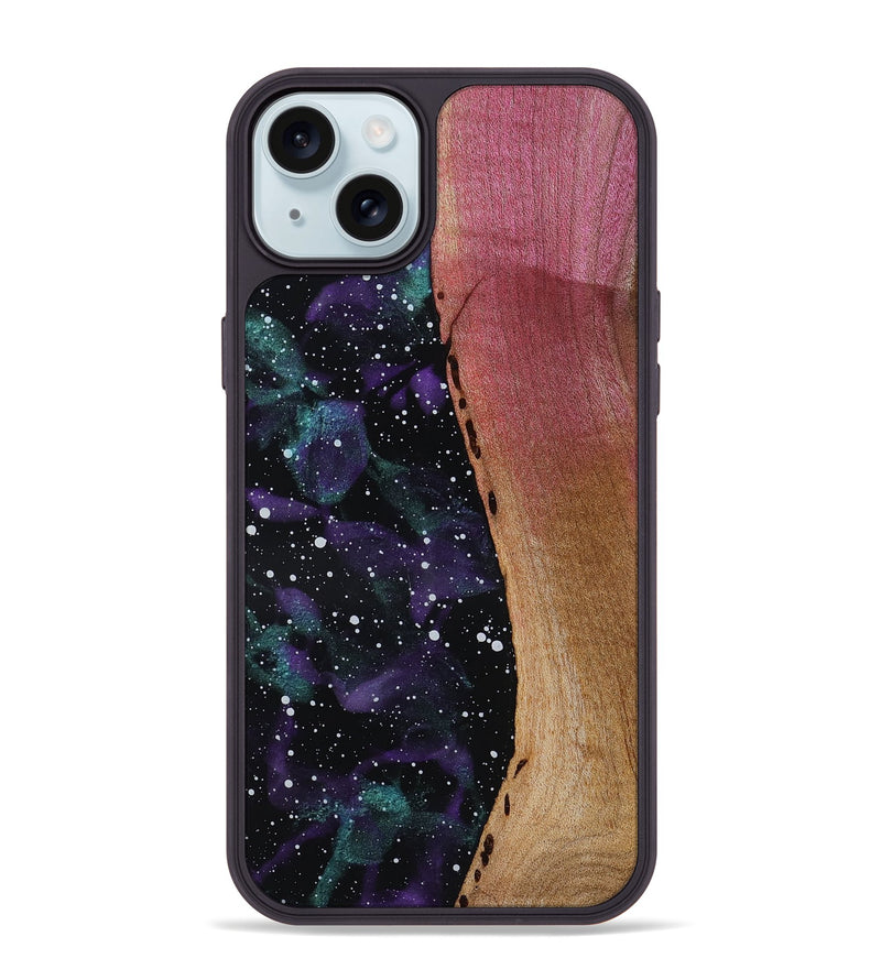 iPhone 15 Plus Wood Phone Case - Lea (Cosmos, 818578)