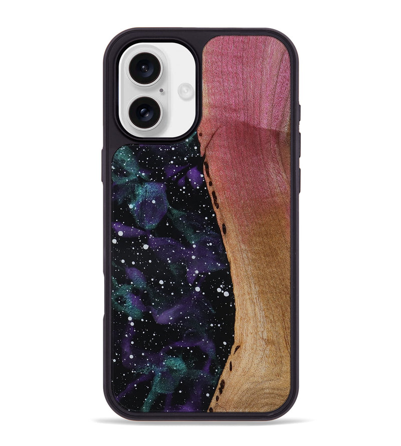 iPhone 16 Plus Wood Phone Case - Lea (Cosmos, 818578)