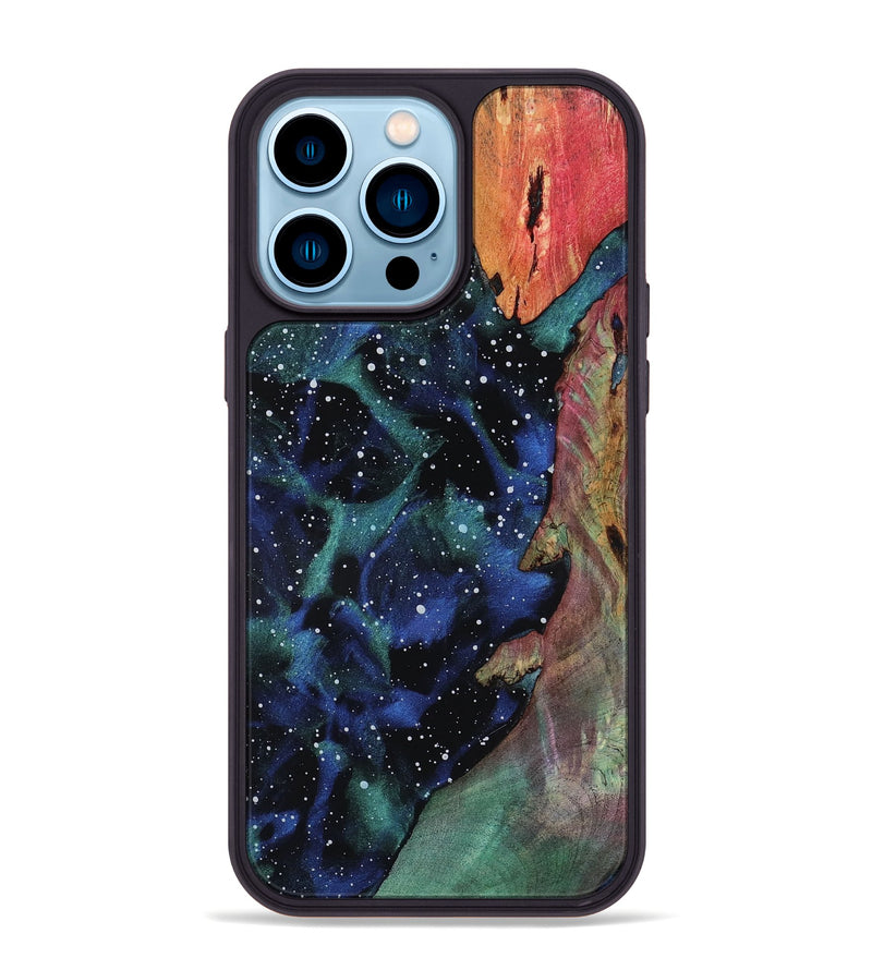 iPhone 14 Pro Max Wood Phone Case - Saniya (Cosmos, 818579)