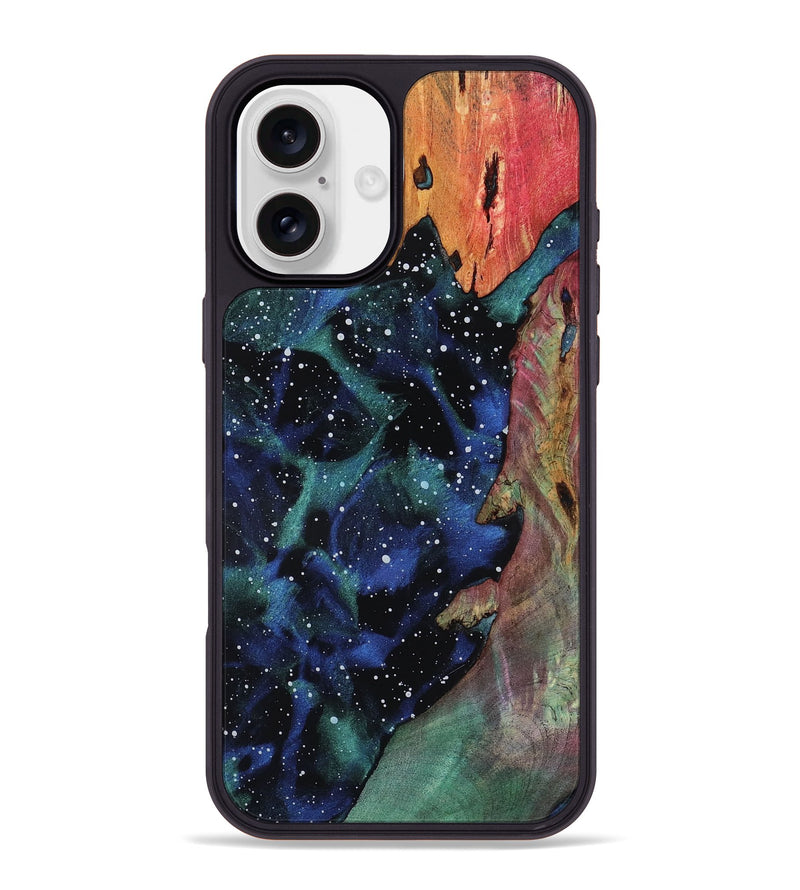 iPhone 16 Plus Wood Phone Case - Saniya (Cosmos, 818579)