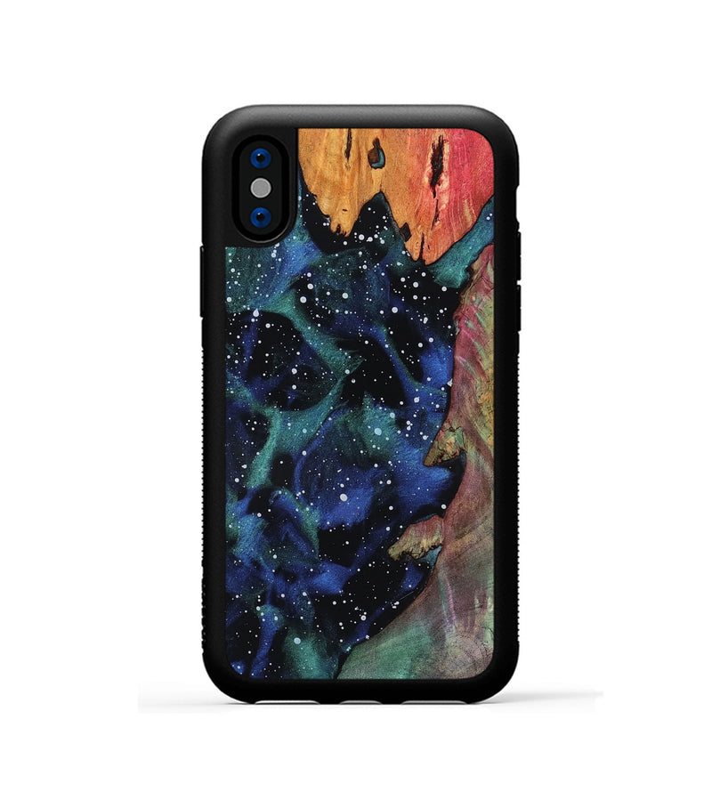 iPhone Xs Wood Phone Case - Saniya (Cosmos, 818579)