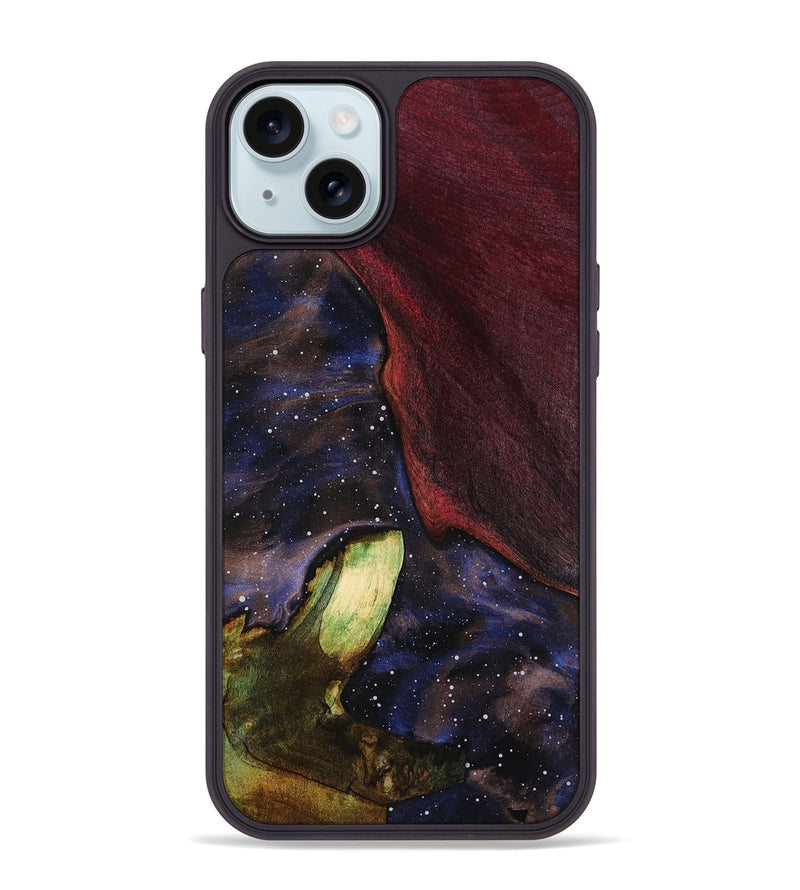 iPhone 15 Plus Wood Phone Case - Tessa (Cosmos, 818584)
