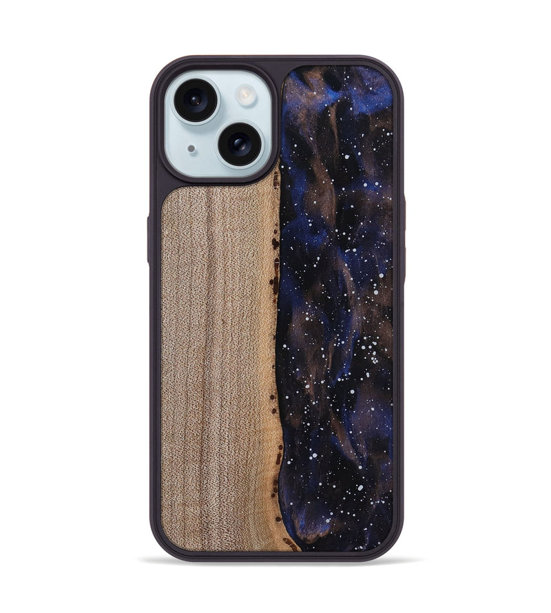 iPhone 15 Wood Phone Case - Sherrie (Cosmos, 818585)