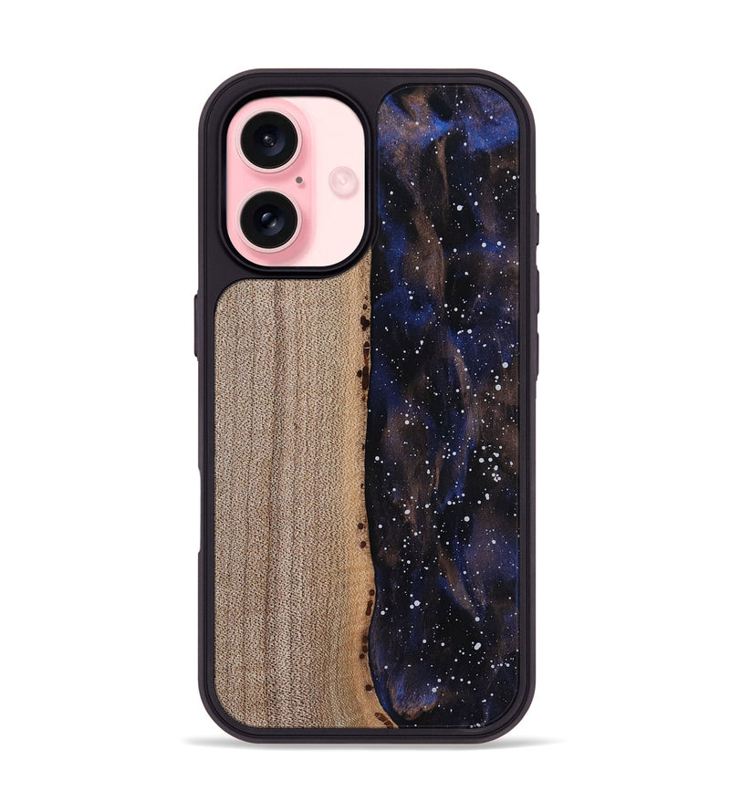 iPhone 16 Wood Phone Case - Sherrie (Cosmos, 818585)