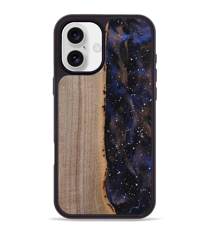 iPhone 16 Plus Wood Phone Case - Sherrie (Cosmos, 818585)