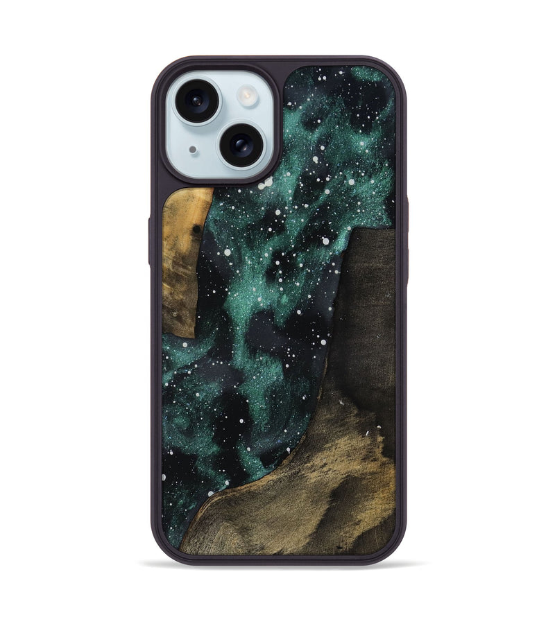 iPhone 15 Wood Phone Case - Athena (Cosmos, 818587)