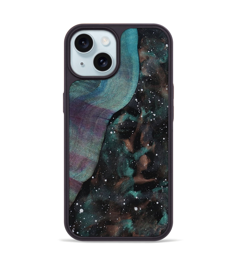 iPhone 15 Wood Phone Case - Emery (Cosmos, 818589)