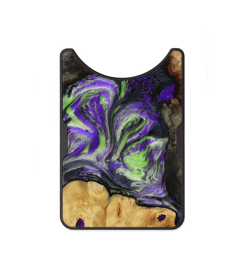 Alloy Wood Wallet - Reba (Purple, 818595)