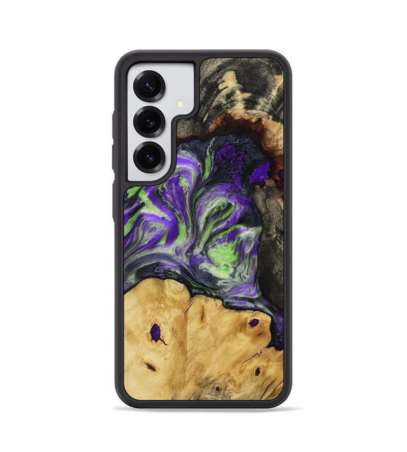 Galaxy S25 Wood Phone Case - Reba (Purple, 818595)