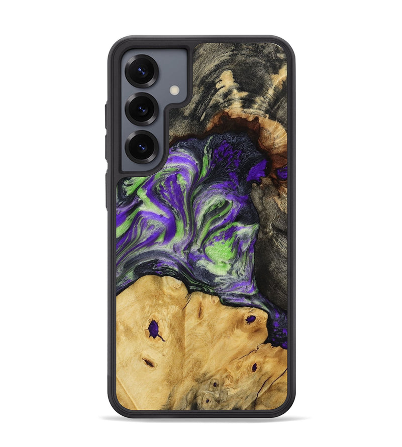 Galaxy S25 Plus Wood Phone Case - Reba (Purple, 818595)