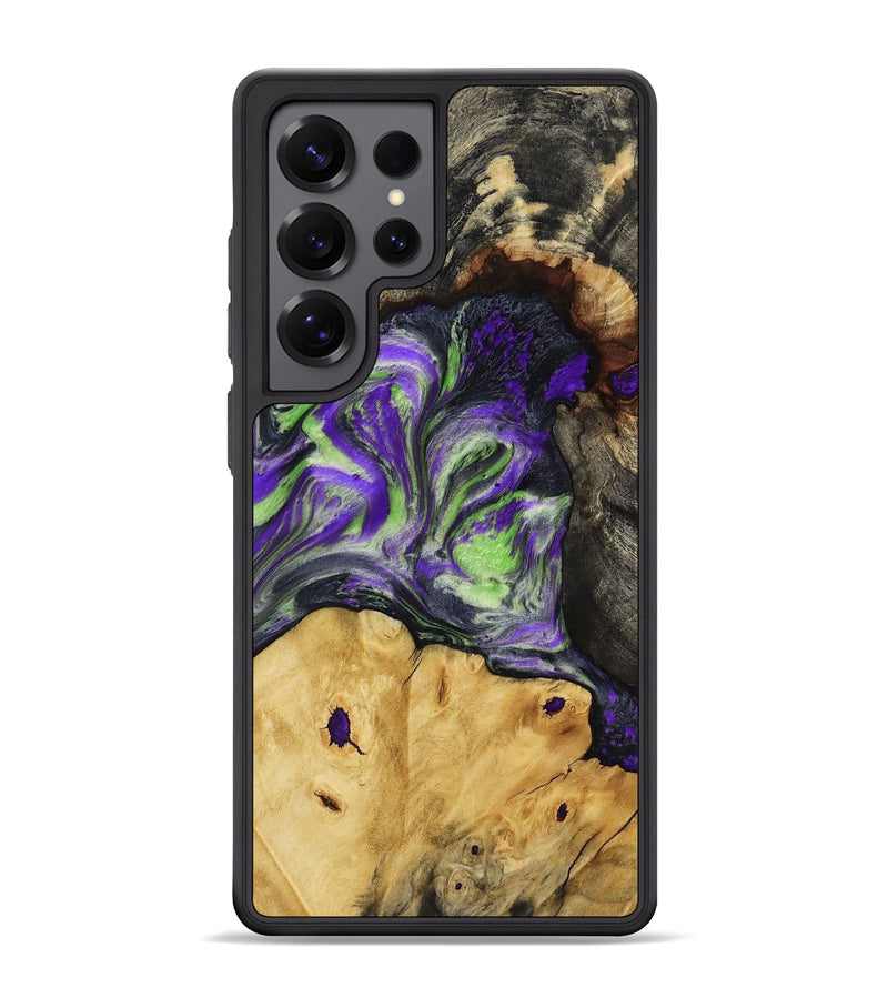 Galaxy S25 Ultra Wood Phone Case - Reba (Purple, 818595)