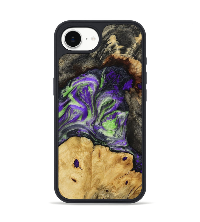 iPhone 16e Wood Phone Case - Reba (Purple, 818595)