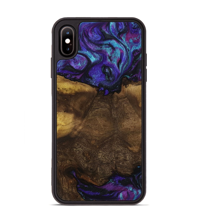 iPhone Xs Max Wood Phone Case - Roswell (Purple, 818597)