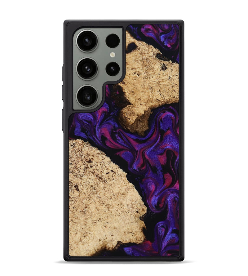 Galaxy S24 Ultra Wood Phone Case - Gia (Purple, 818598)