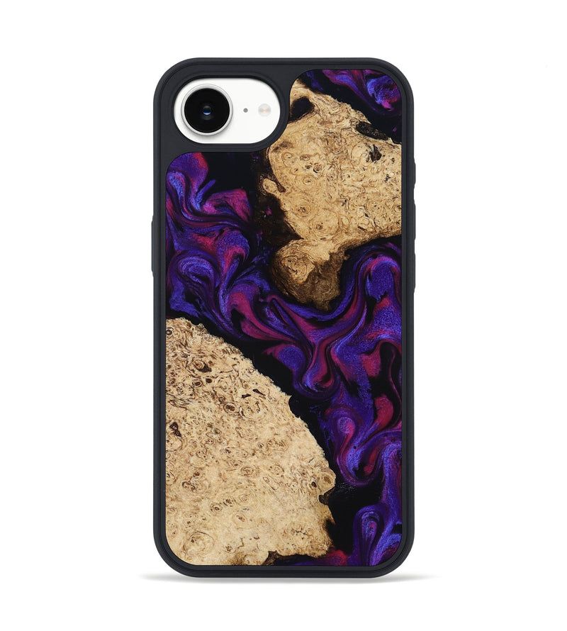iPhone 16e Wood Phone Case - Gia (Purple, 818598)