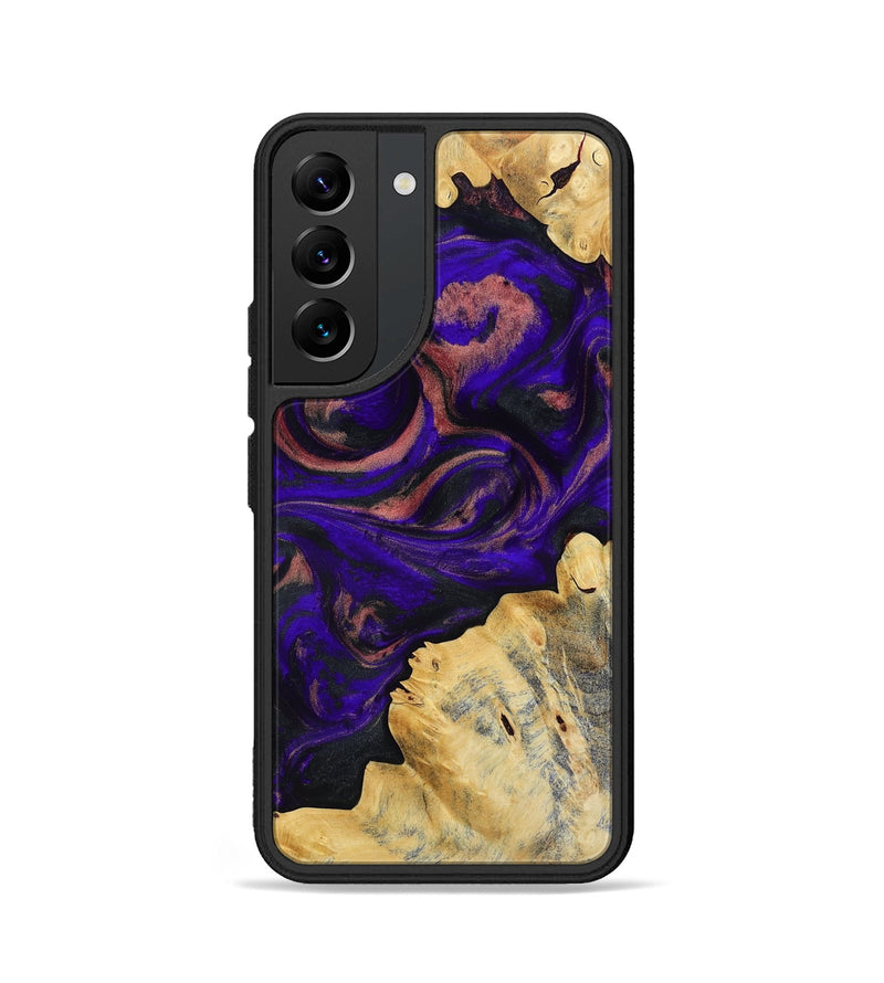 Galaxy S22 Wood Phone Case - Nat (Purple, 818600)