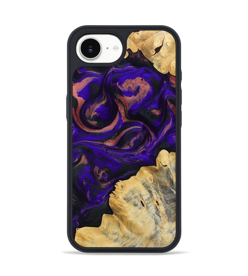 iPhone 17e Wood Phone Case - Nat (Purple, 818600)