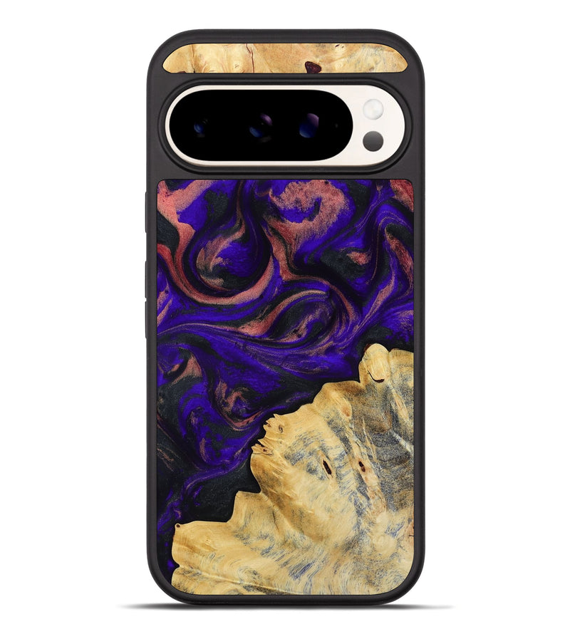 Pixel 10 Pro XL Wood Phone Case - Nat (Purple, 818600)