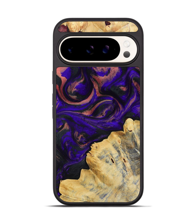 Pixel 9 Wood Phone Case - Nat (Purple, 818600)