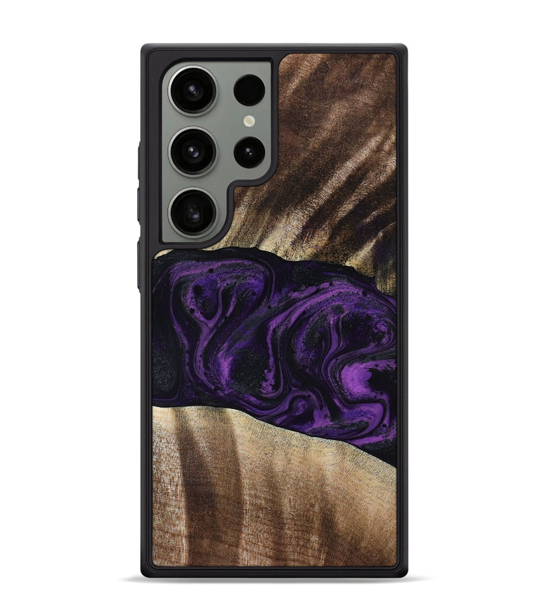 Galaxy S24 Ultra Wood Phone Case - Brook (Purple, 818601)