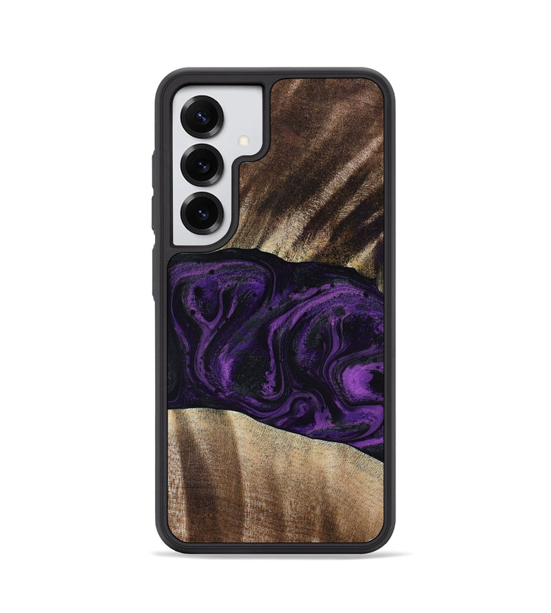 Galaxy S25 Wood Phone Case - Brook (Purple, 818601)