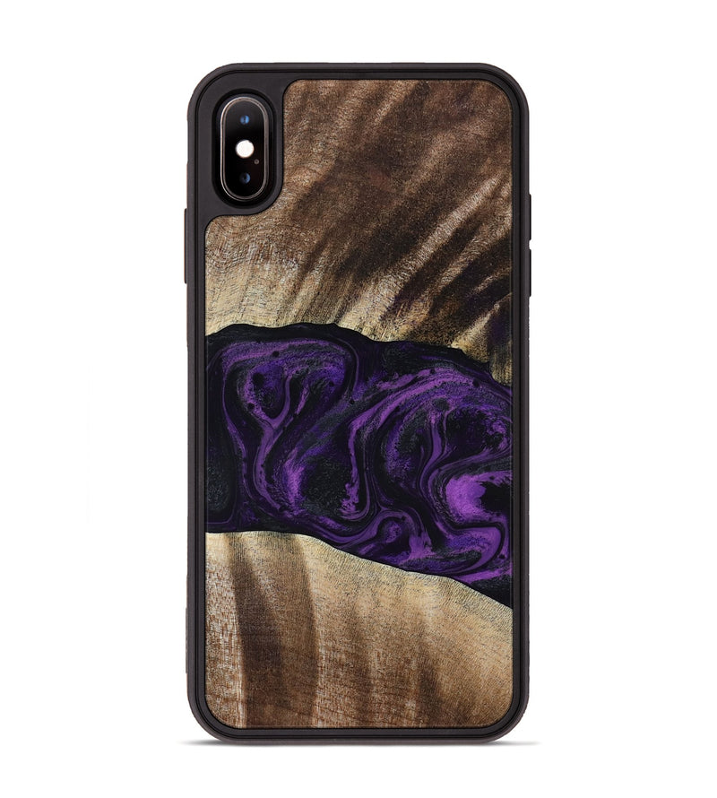 iPhone Xs Max Wood Phone Case - Brook (Purple, 818601)