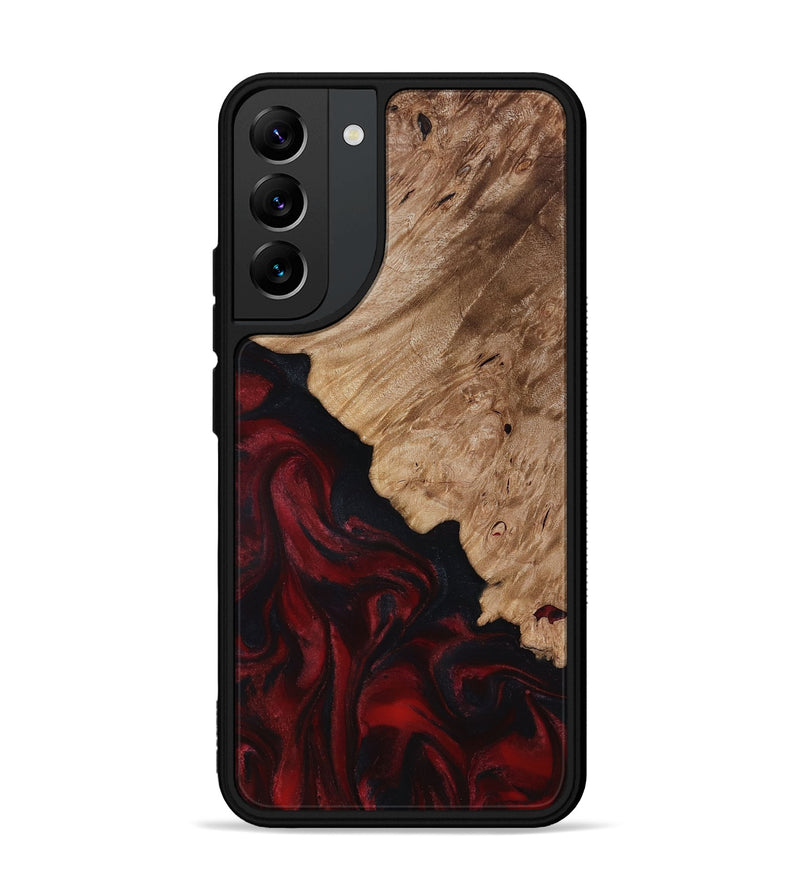 Galaxy S22 Plus Wood Phone Case - Elton (Red, 818603)