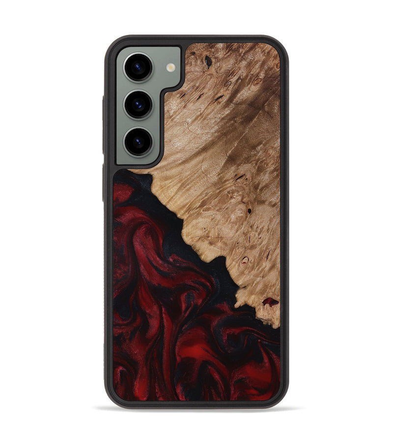 Galaxy S23 Plus Wood Phone Case - Elton (Red, 818603)