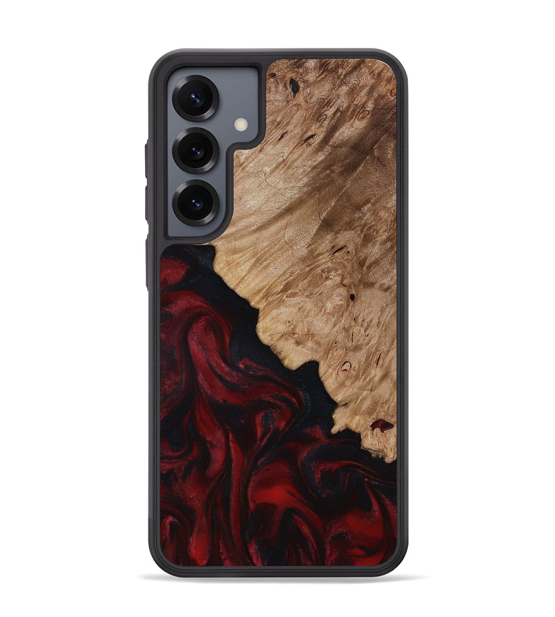 Galaxy S25 Plus Wood Phone Case - Elton (Red, 818603)
