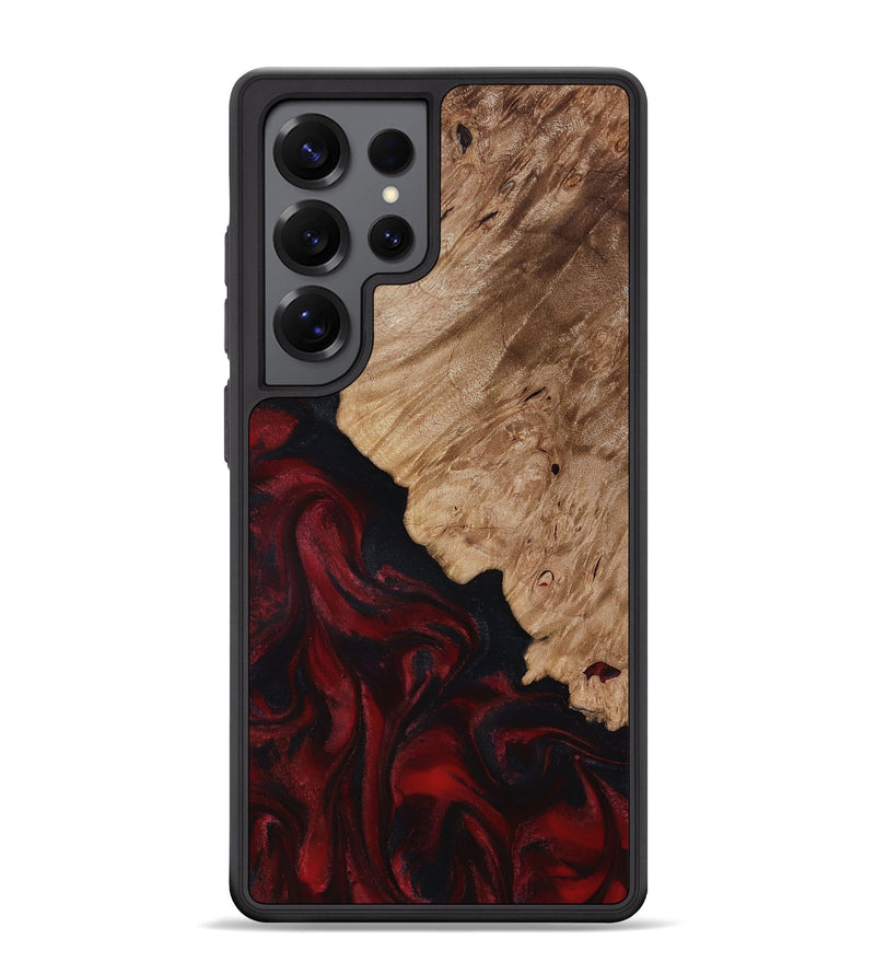 Galaxy S25 Ultra Wood Phone Case - Elton (Red, 818603)