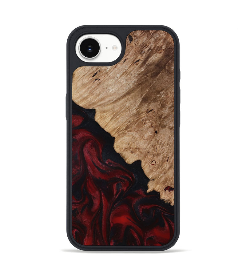 iPhone 16e Wood Phone Case - Elton (Red, 818603)
