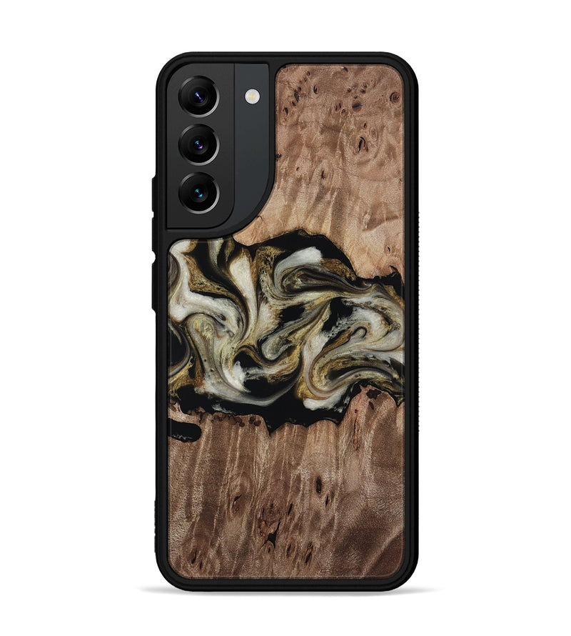 Galaxy S22 Plus Wood Phone Case - Zora (Black & White, 818604)