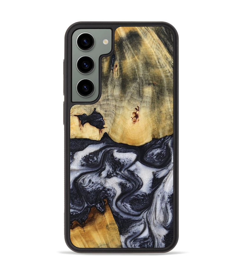 Galaxy S23 Plus Wood Phone Case - Neva (Black & White, 818607)