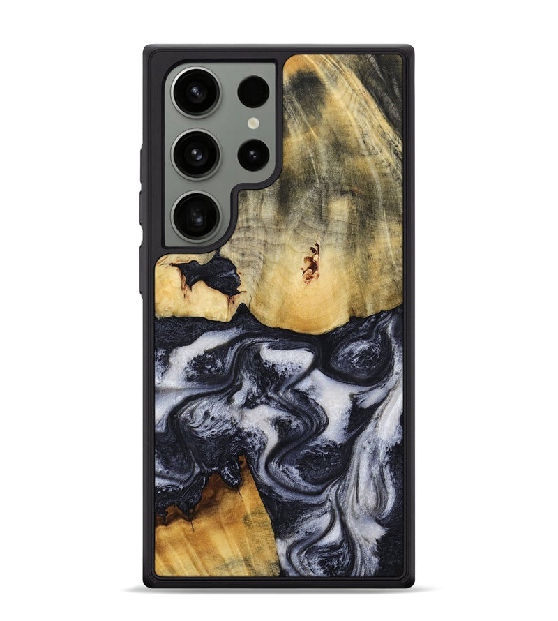 Galaxy S24 Ultra Wood Phone Case - Neva (Black & White, 818607)