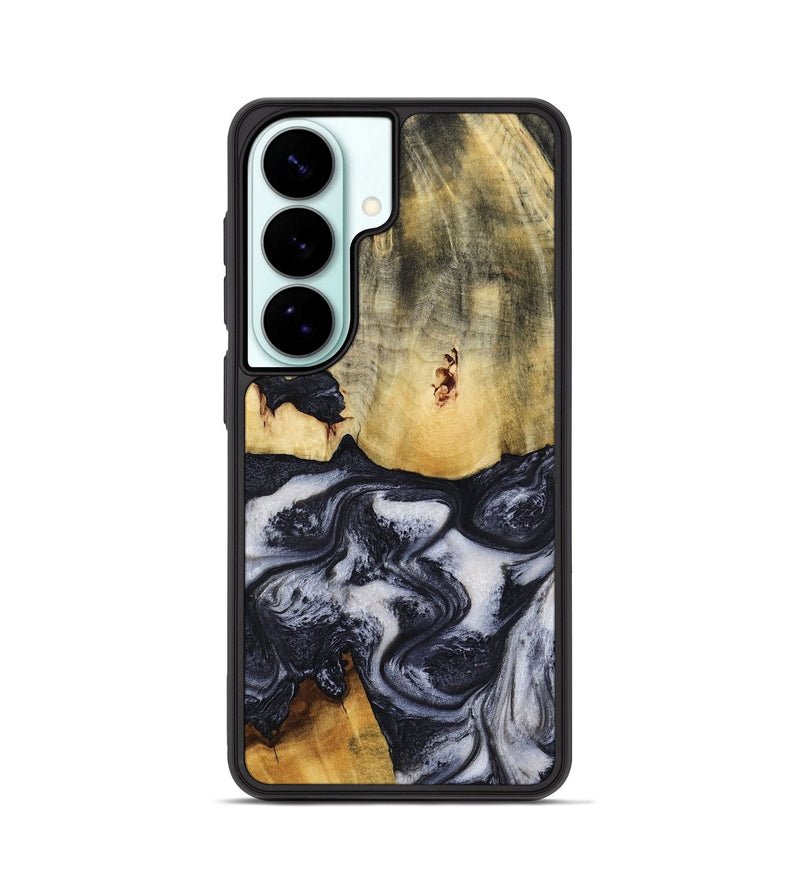 Galaxy S26 Wood Phone Case - Neva (Black & White, 818607)