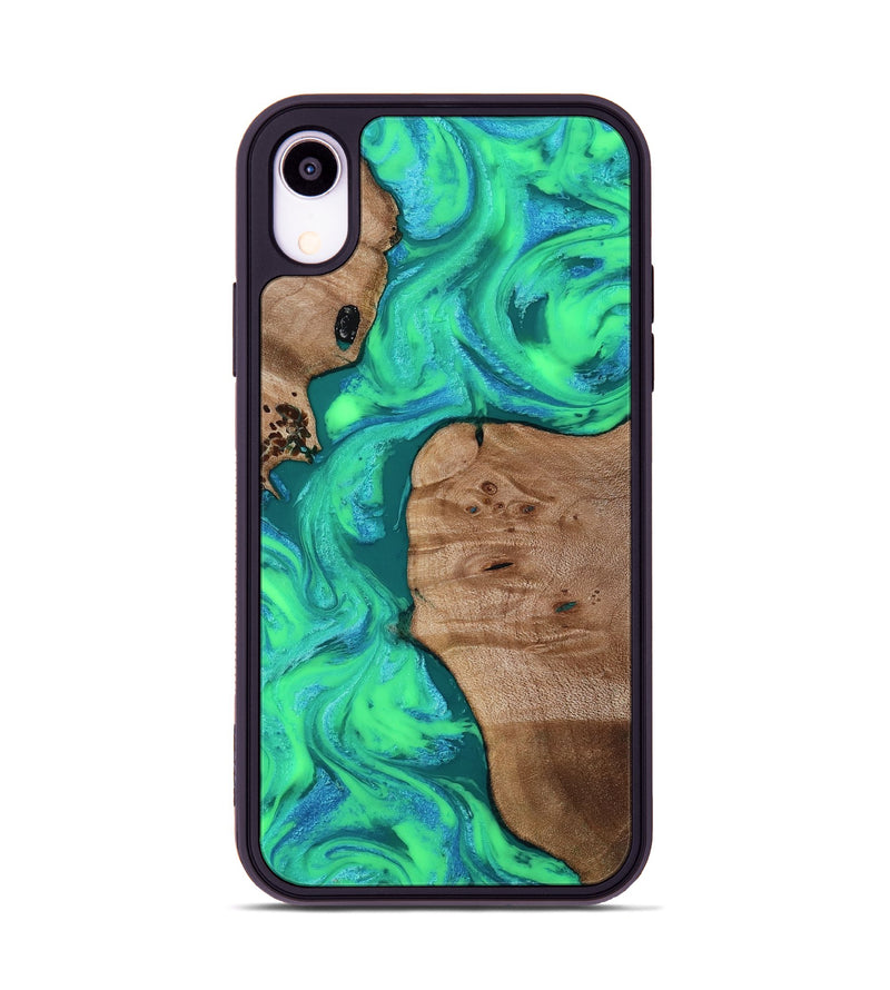 iPhone Xr Wood Phone Case - Ethel (Neon, 818610)